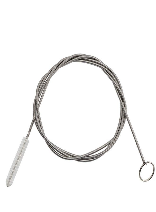 Much Hotter Extra Long Pipe Tube Cleaner Fridge Drain Pipe Dredging Tool Flexible Drain Brush Skinny Tube Spiral Cleaning Brush Drinking Straw Cleaner Brush Nylon Spring Aquarium Filter Brush 155CM (1) - Image 1